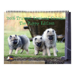 Het draaiboek van 2016: Puppy Edition Kalender