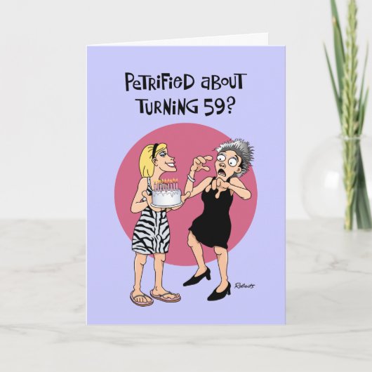 Het draaien 59 opnieuw Verjaardagsgroet Kaart (Voorkant)