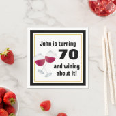 Het draaien 70 & het winnen over servetten (Insitu)