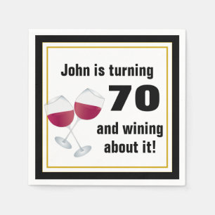 Het draaien 70 & het winnen over servetten