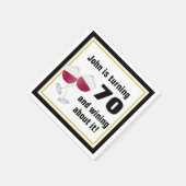 Het draaien 70 & het winnen over servetten (Hoek)