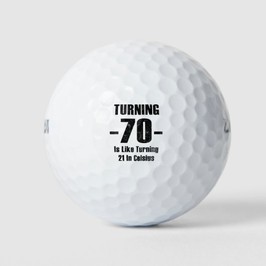 Het draaien 70 is als het draaien 21 in Celsius Golfballen (Voorkant)