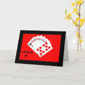 Het draaien 80 is een grote identiteitskaart van d kaart (Gele Bloem)