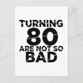 Het draaien 80 zijn niet zo slechte Design van de Briefkaart (Voorkant)