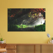 Het draaien canvas afdruk (Insitu (Woonkamer))