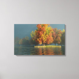 Het draaien canvas afdruk