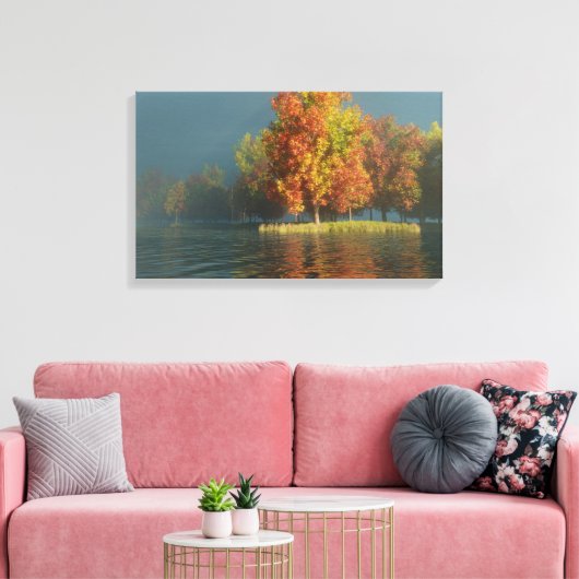 Het draaien canvas afdruk (Insitu (Woonkamer))