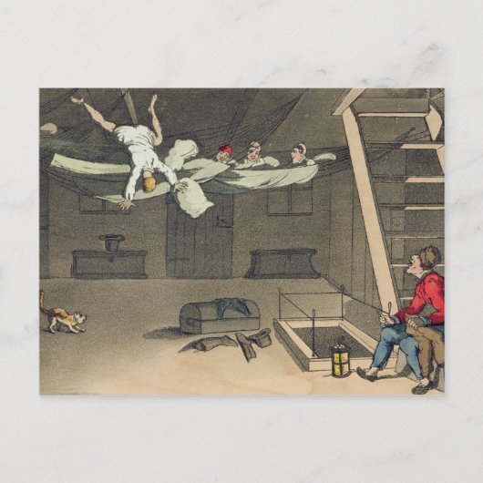 Het draaien in - en weer uit bord van 'The Advent' Briefkaart (Voorkant)