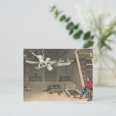 Het draaien in - en weer uit bord van 'The Advent' Briefkaart (Staand voorkant)