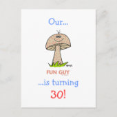 Het draaien van 30 Goedkope Grappige Milestone Ver Uitnodiging Briefkaart (Voorkant)