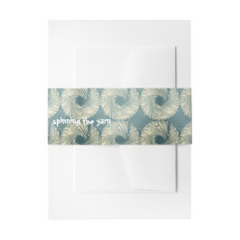 "Het draaien van de garen" Uitnodigingen Wikkel