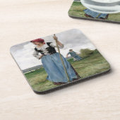 Het draaien van de Hay (olie op canvas) Onderzetter (Linkerzijde)