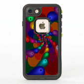 Het draaien van Metallic druppels van Kleur (Achterkant)