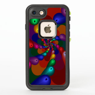 Het draaien van Metallic druppels van Kleur