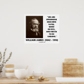 Het draaien van onze eigen Fates Good of Evil Jame Poster (Keuken)