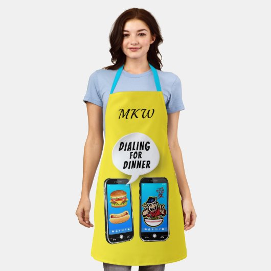 Het draaien voor Dinner Schort (Gedragen)