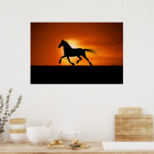 Het draaiende paard poster (Keuken)