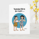 Het draaiende Wenskaart van 52 Verjaardag Kaart (Gele Bloem)