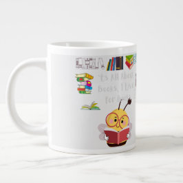 Het draait allemaal om boeken grote koffiekop