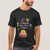 Het draait allemaal om boeken t-shirt (Voorkant)