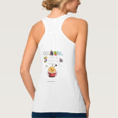 Het draait allemaal om boeken tanktop (Achterkant)