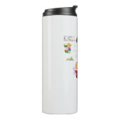 Het draait allemaal om boeken thermosbeker (Gedraaid links)