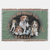Het draait allemaal om de beagle-blanket deken (Voorkant)