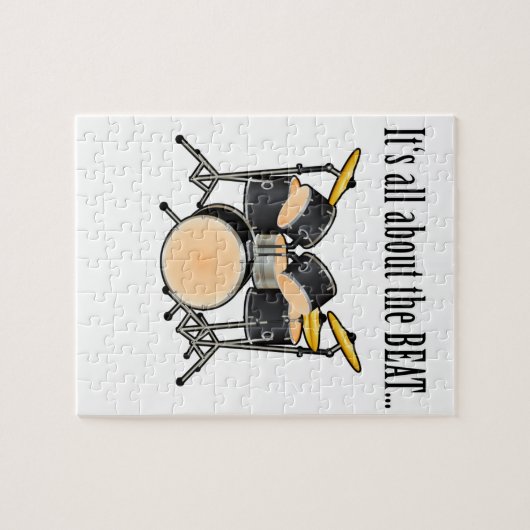 Het draait allemaal om de Beat Legpuzzel (Horizontaal)