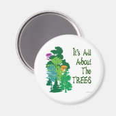 Het draait allemaal om de groene slogan van bomen magneet (Voorkant / Achterkant)