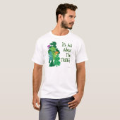Het draait allemaal om de groene slogan van bomen t-shirt (Voorkant volledig)