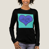 Het draait allemaal om de liefde Tri-Blend shirt (Voorkant)