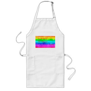 Het draait allemaal om de regenboog liefde 03 lang schort