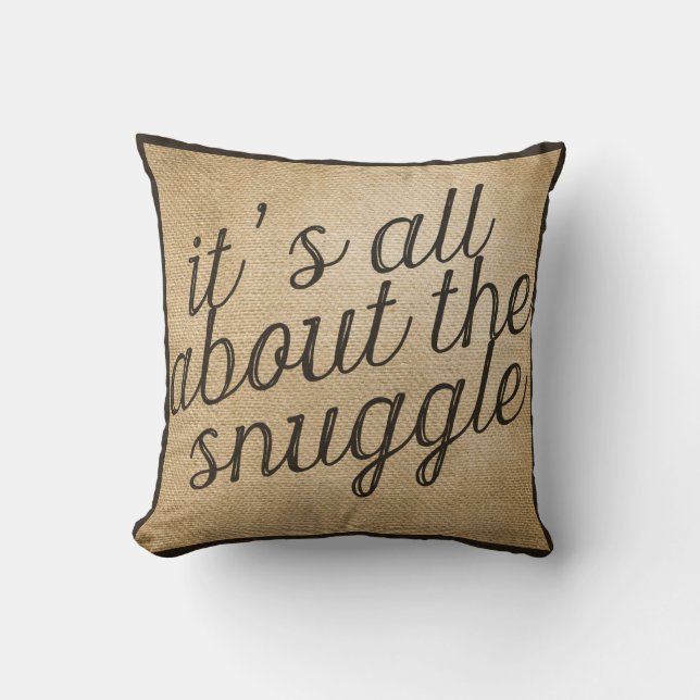 Het draait allemaal om de  schoot van de Hoeggle Kussen (Voorkant)