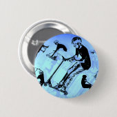 Het draait allemaal om de scooter. - Scooter Trick Ronde Button 5,7 Cm (Voorkant /achterkant)