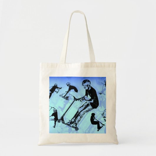 Het draait allemaal om de scooter! - Scootertrucs Tote Bag (Voorkant)