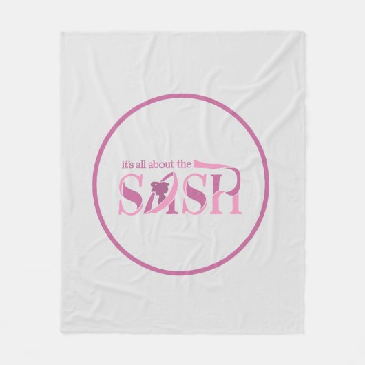 Het draait allemaal om de sloppendop. fleece deken (Voorkant)