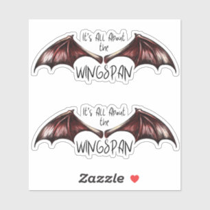 Het draait allemaal om de spanwijdte 2pack sticker