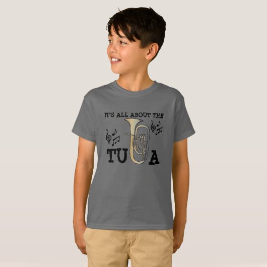 Het draait allemaal om de Tuba T-shirt (Voorkant volledig)