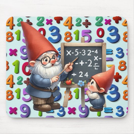 Het draait allemaal om de Wiskunde Muismat (Voorkant)