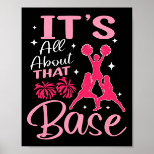 Het draait allemaal om die Base Cheerleader Cheerl Poster