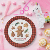 Het draait allemaal om die koekjesruil papieren bordje (Feest)