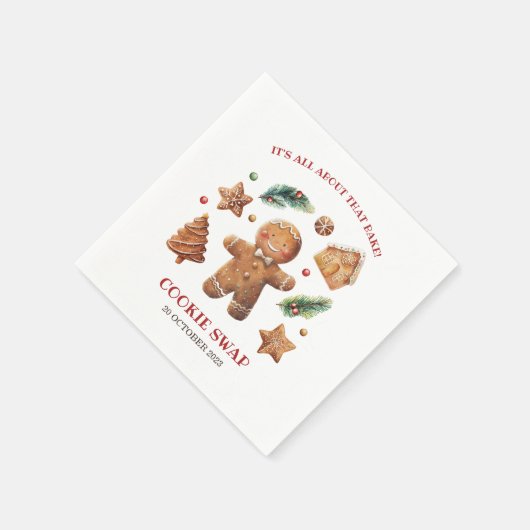 Het draait allemaal om die koekjesruil servet (Hoek)