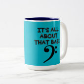 Het draait allemaal om die Mok. Tweekleurige Koffiemok (Voorkant rechts)