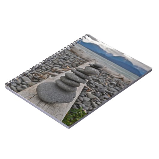 Het draait allemaal om evenwicht. Homer, Alaska Notitieboek (Linkerzijde)