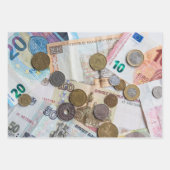 Het draait allemaal om geld! inpakpapier vel (Voorkant 2)