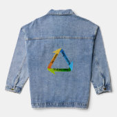 Het draait allemaal om geld T-shirt Denim Jacket (Achterkant)