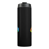 Het draait allemaal om geld T-shirt Thermosbeker (Voorkant)