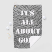 Het draait allemaal om Golf modern gezegde van oli Golfhanddoek (Insitu)