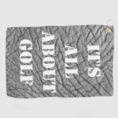 Het draait allemaal om Golf modern gezegde van oli Golfhanddoek (Horizontaal)