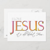 Het draait allemaal om hem Briefkaarten (Voorkant / Achterkant)